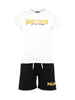 Just Cavalli completo bambino T-shirt e shorts bianco nero