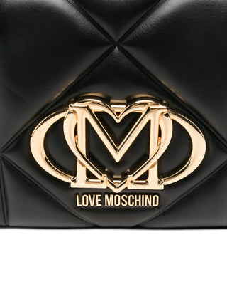 Love Moschino borsa a tracolla in ecopelle trapuntata nero