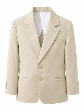 Emanuel Pris giacca blazer monopetto beige