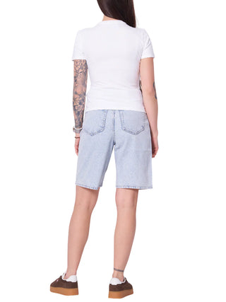 Calvin Klein Jeans T-shirt manica corta donna Gradient logo bianco