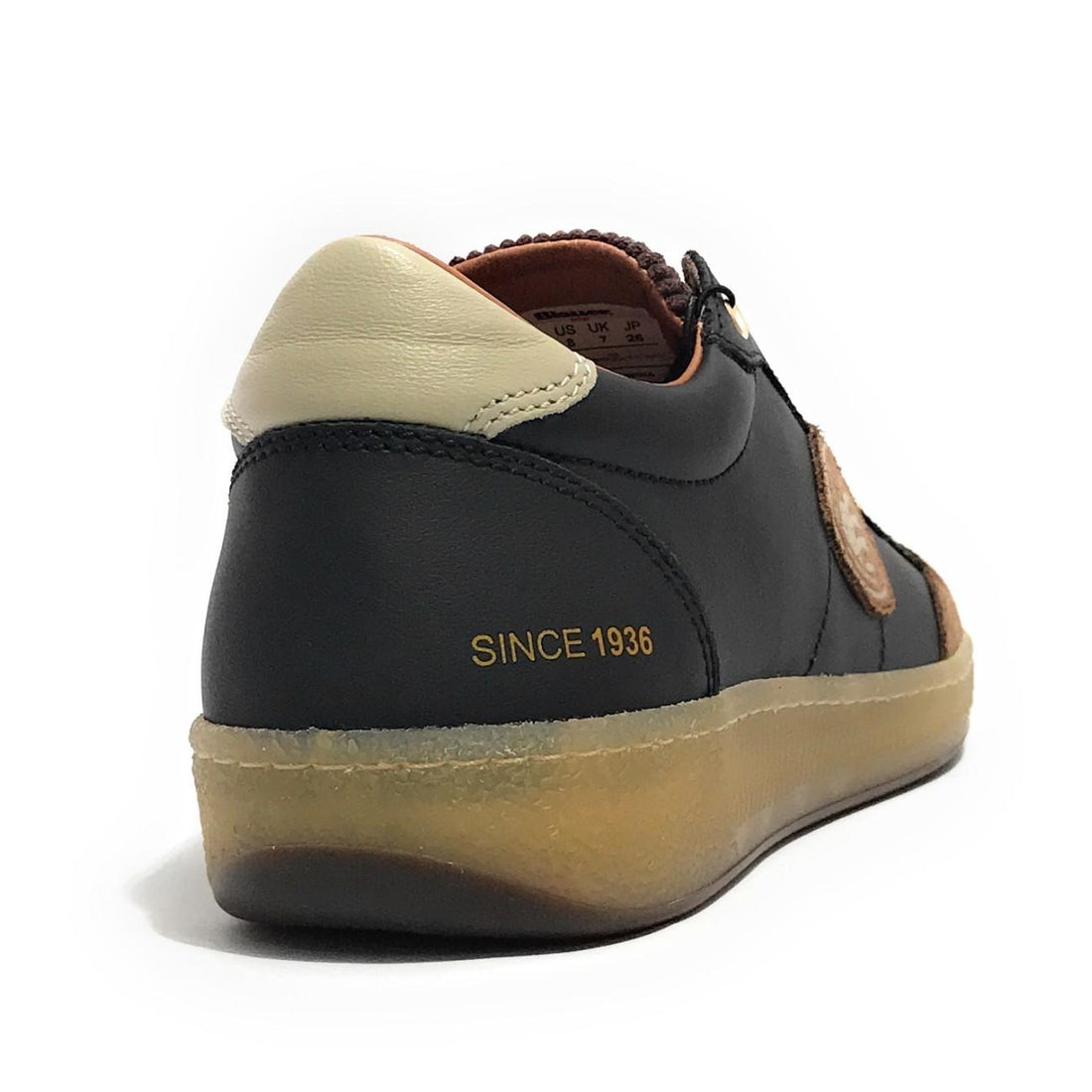 Blauer sneakers Murray in pelle e suede nero marrone