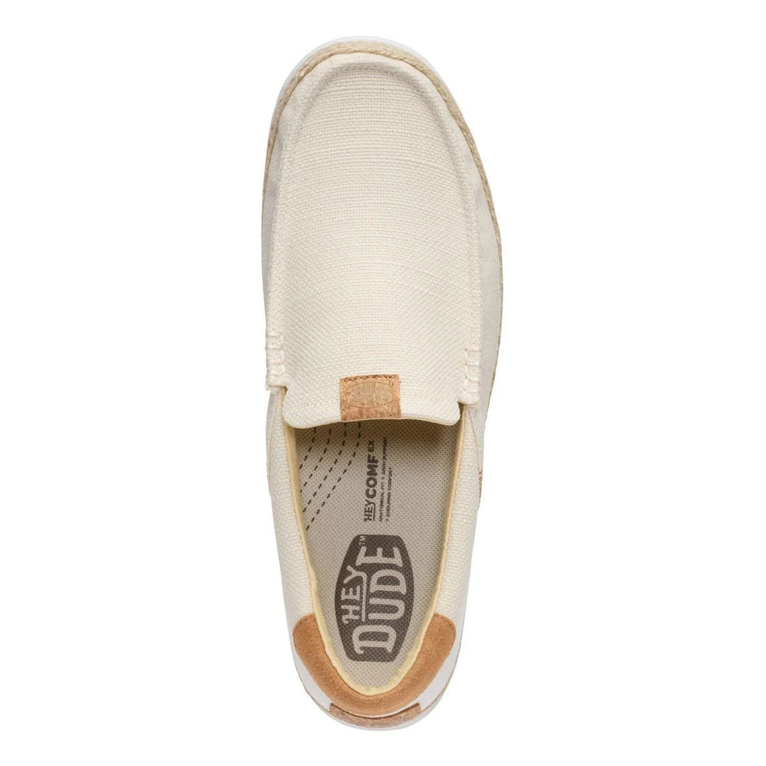 Hey Dude mocassino uomo Harbor Loafer Espadrille ecrù