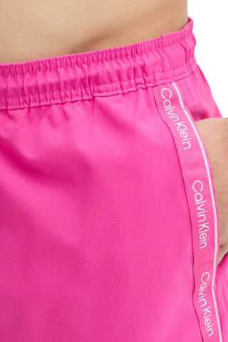 Calvin Klein boxer mare uomo con bande logate fucsia