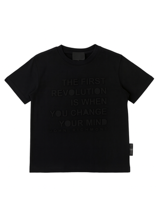 John Richmond T-shirt bambino Dinisea nero RBA25024TS BLACK John RICHMOND