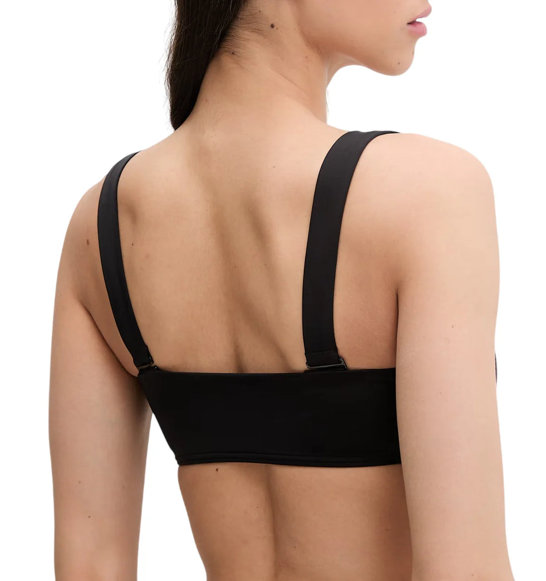 Calvin Klein bikini top donna con logo nero