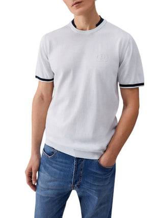 Liu Jo maglia manica corta uomo in cotone panna