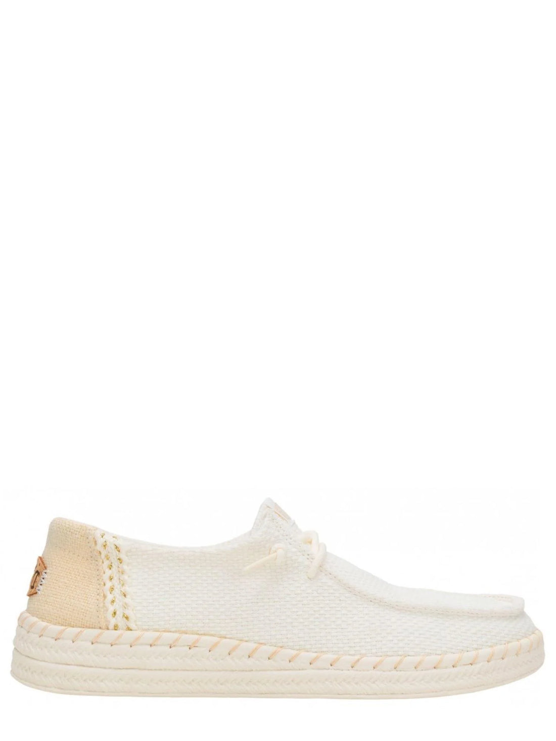 Hey Dude mocassino donna Wendy Espadrille Woven panna