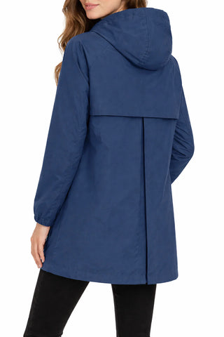 Yes Zee parka leggero con cappuccio blu
