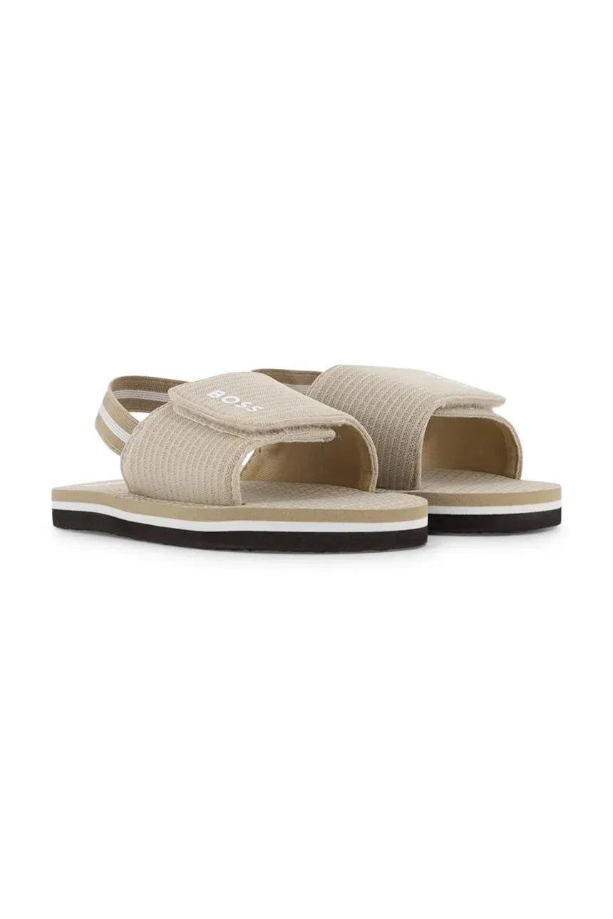 Boss sandali bambino con strappi beige
