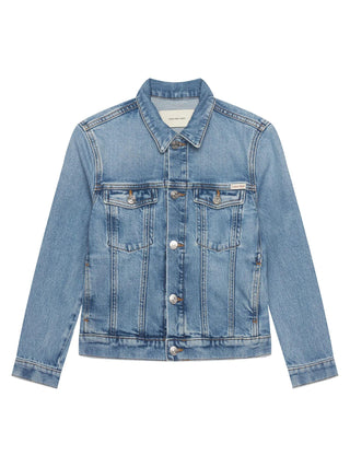 Calvin Klein Jeans giubbino in denim bambino lavaggio blu