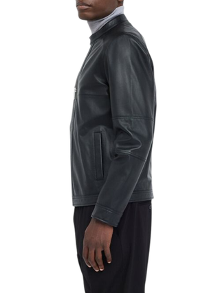 Liu Jo giubbino biker uomo in pelle nero QXX059P0407 22222 LIU JO 