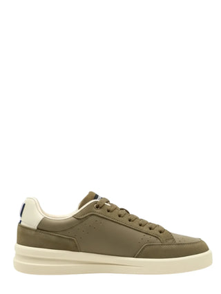 Blauer sneakers uomo Kyoto in pelle e suede verde militare