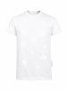 John Richmond T-shirt bambino con stampe logate bianco