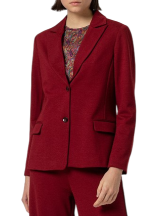 Surkana giacca blazer monopetto rosso 565LISA316 49 SURKANA