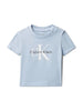 Calvin Klein Jeans T-shirt unisex neonato manica corta celeste