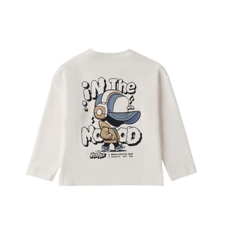 iDo T-shirt manica lunga bambino bianco 4F255 0112 iDO