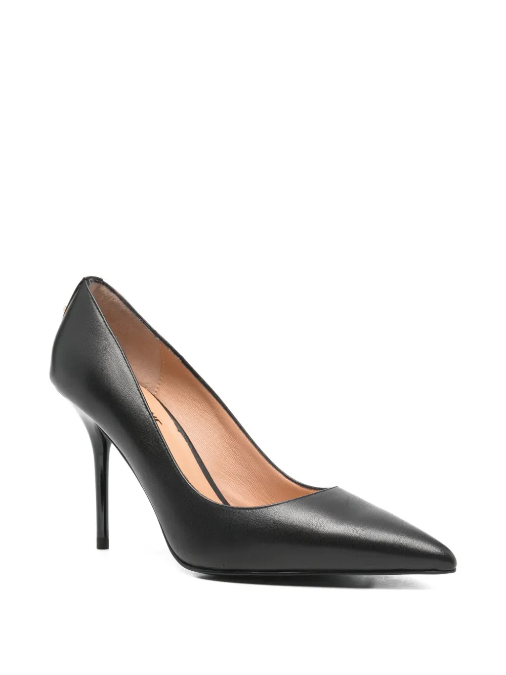 Love Moschino decollete a punta in pelle nero