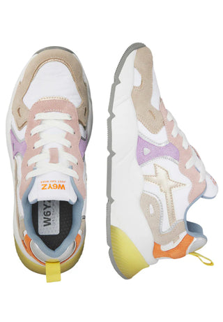 W6yz sneakers donna Sarah in suede e tessuto multicolor
