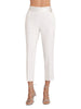 Relish pantaloni slim Nantes con banda satin avorio