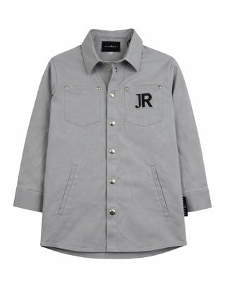 John Richmond camicia bambino Pipar con tasche grigio
