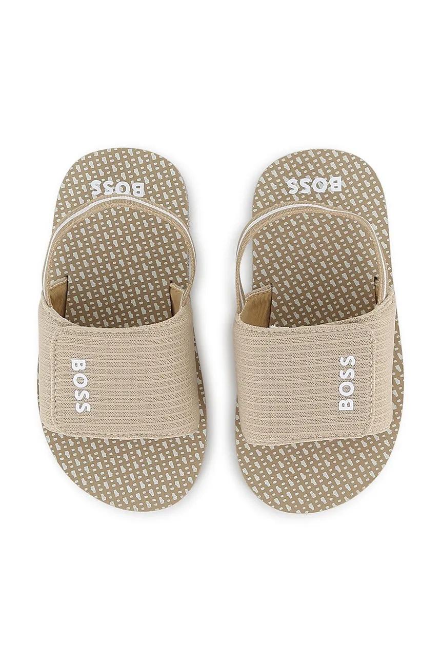 Boss sandali bambino con strappi beige