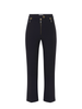 Elisabetta Franchi pantaloni slim in crepe nero