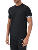 Dsquared2 T-shirt uomo manica corta con fascia logata nero bianco