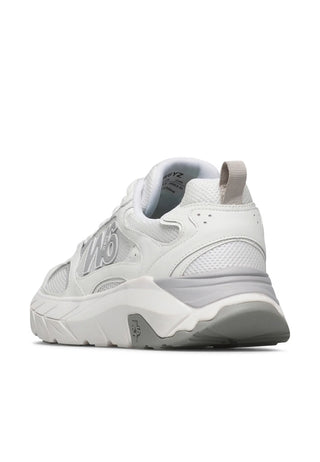 W6yz sneakers uomo Mark in ecopelle e mesh bianco