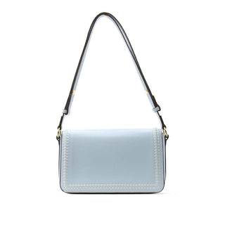 Love Moschino borsa a spalla in ecopelle celeste