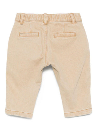 Moschino pantaloni neonato con orsetto beige MUP05L-LXE61 20404 MOSCHINO 