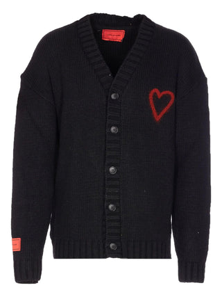 Visual of Super cardigan uomo misto alpaca nero VS060SC-01 BLACK VISION OF SUPER 