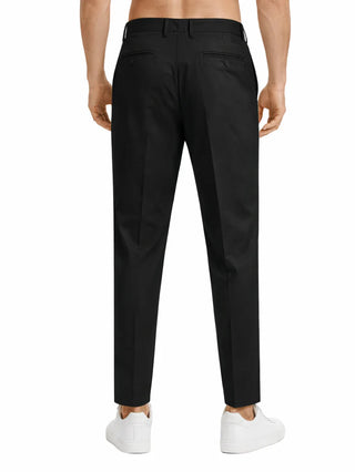 John Richmond pantaloni uomo con pinces nero