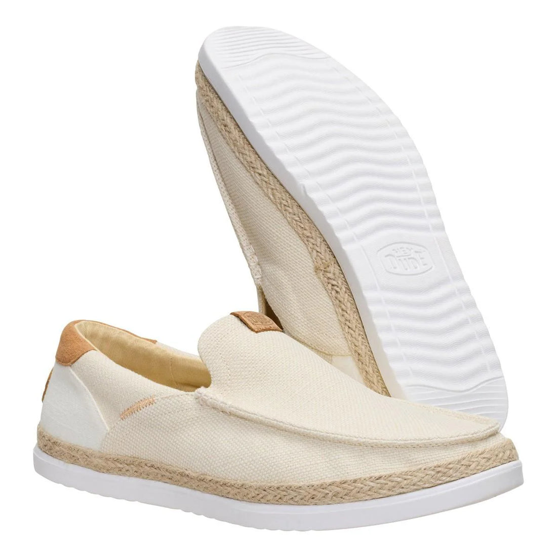 Hey Dude mocassino uomo Harbor Loafer Espadrille ecrù