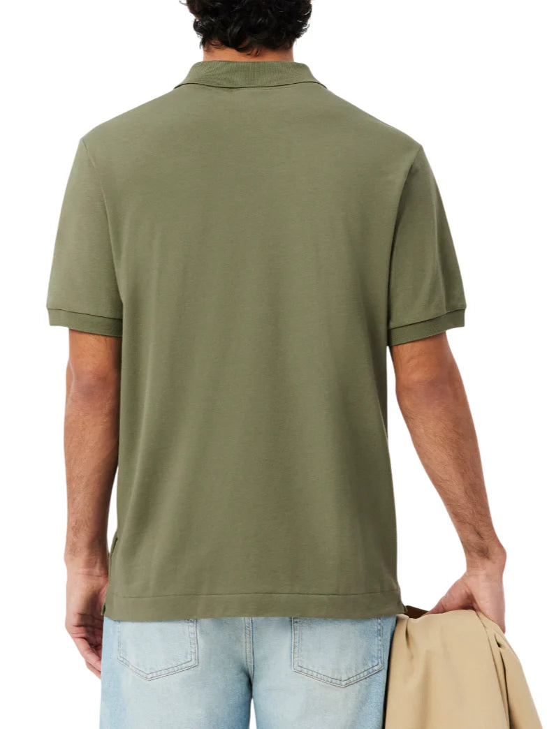 Lacoste polo manica corta 12.12 light in piquè verde salvia