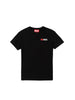 Diesel T-shirt bambino Utrim in cotone stretch nero