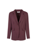 Lola by Sandro Ferrone giacca blazer monopetto borgogna