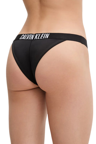 Calvin Klein slip mare brasiliana donna con logo nero