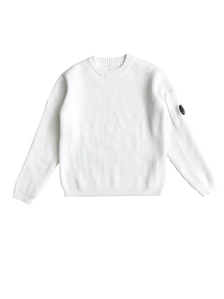 C.P. Company maglia bambino a costine bianco CUW00H-LHE76 10135 C.P. COMPANY U16 