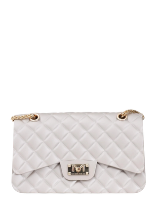 Marc Ellis borsa a spalla Flat Falcon M tortora oro FLAT FALCON M TAUPE-LIGHT GOLD MARC ELLIS 