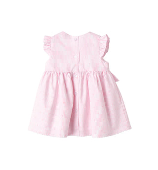 iDo abito neonata in fantasia a righe rosa