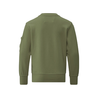 C.P. Company felpa bambino con dettaglio logato verde CMF00X-LCA76 30803 C.P. COMPANY U16