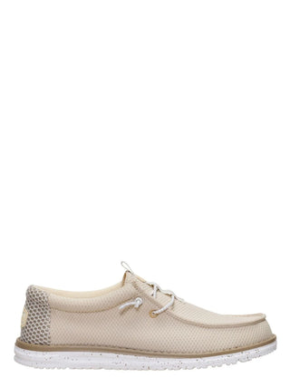 Hey Dude mocassino uomo Wally Mesh Neutrals ecrù