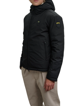 Blauer piumino reversibile Ballard con cappuccio nero beige 25WBLUC06082-005480 999 BLAUER 