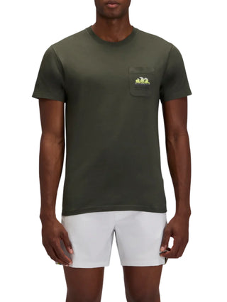 Sundek T-shirt uomo manica corta in cotone verde