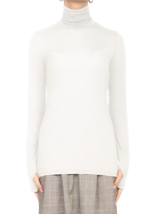 Vicolo maglia dolcevita misto lana panna UF0201 PANNA VICOLO