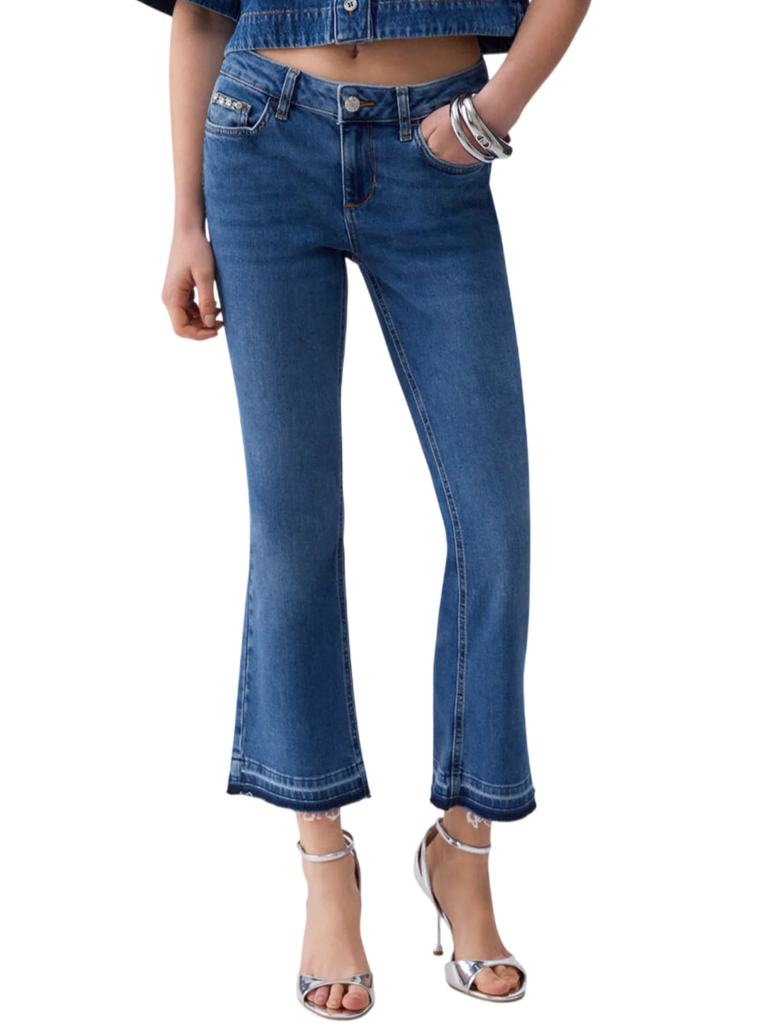 Liu Jo jeans flare Fly lavaggio blu