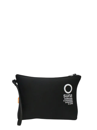 Suns pochette uomo in neoprene nero