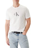 Calvin Klein T-shirt uomo manica corta con logo bianco