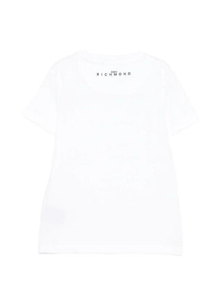 John Richmond T-shirt bambina manica corta bianco