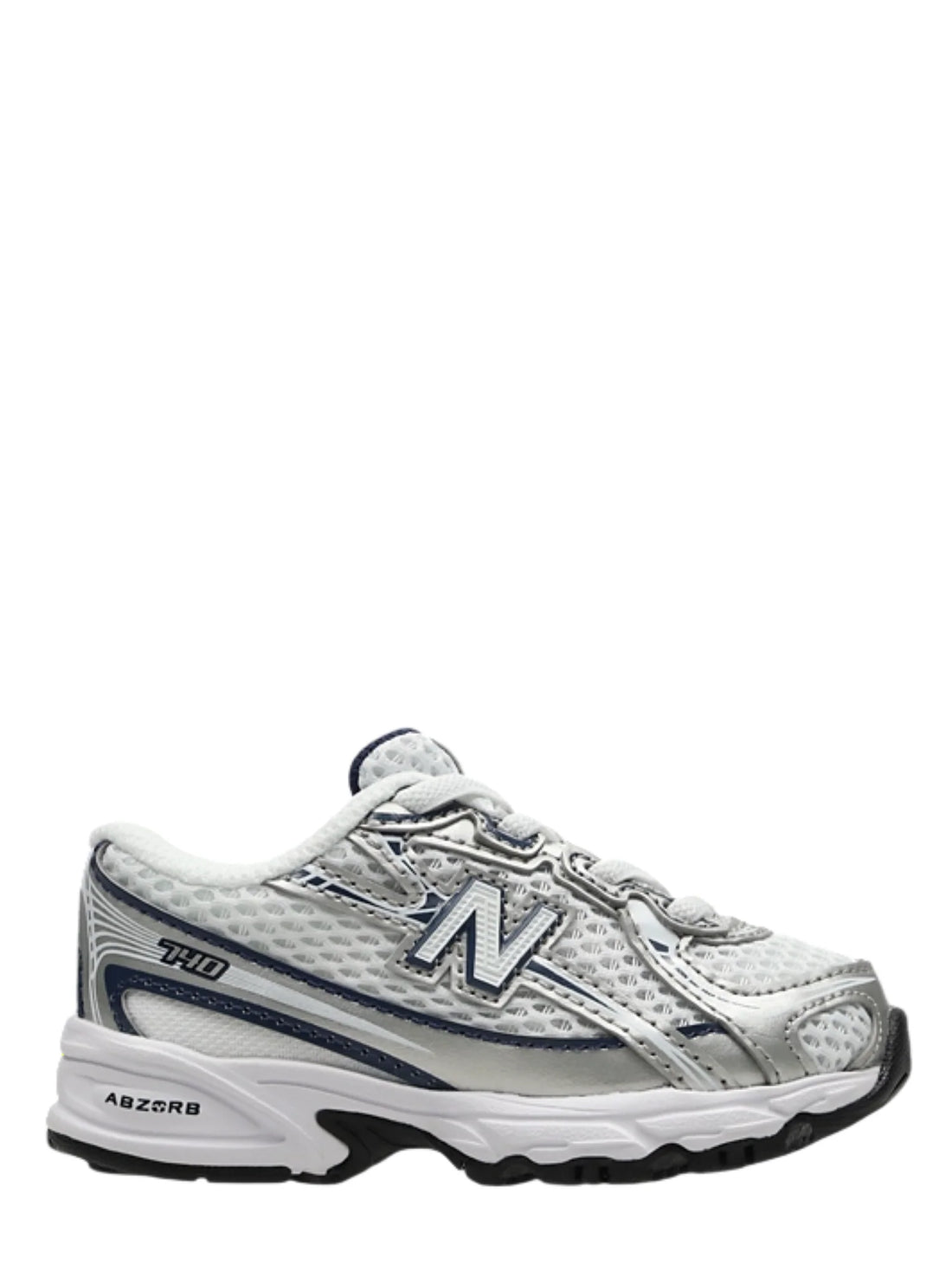 New Balance sneakers 740 unisex bambino bianco argento